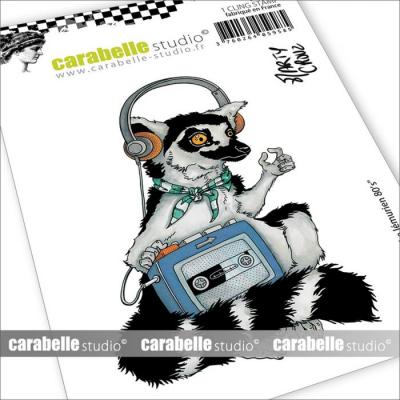 Carabella Studio Cling Stamp - The 80's Lemur